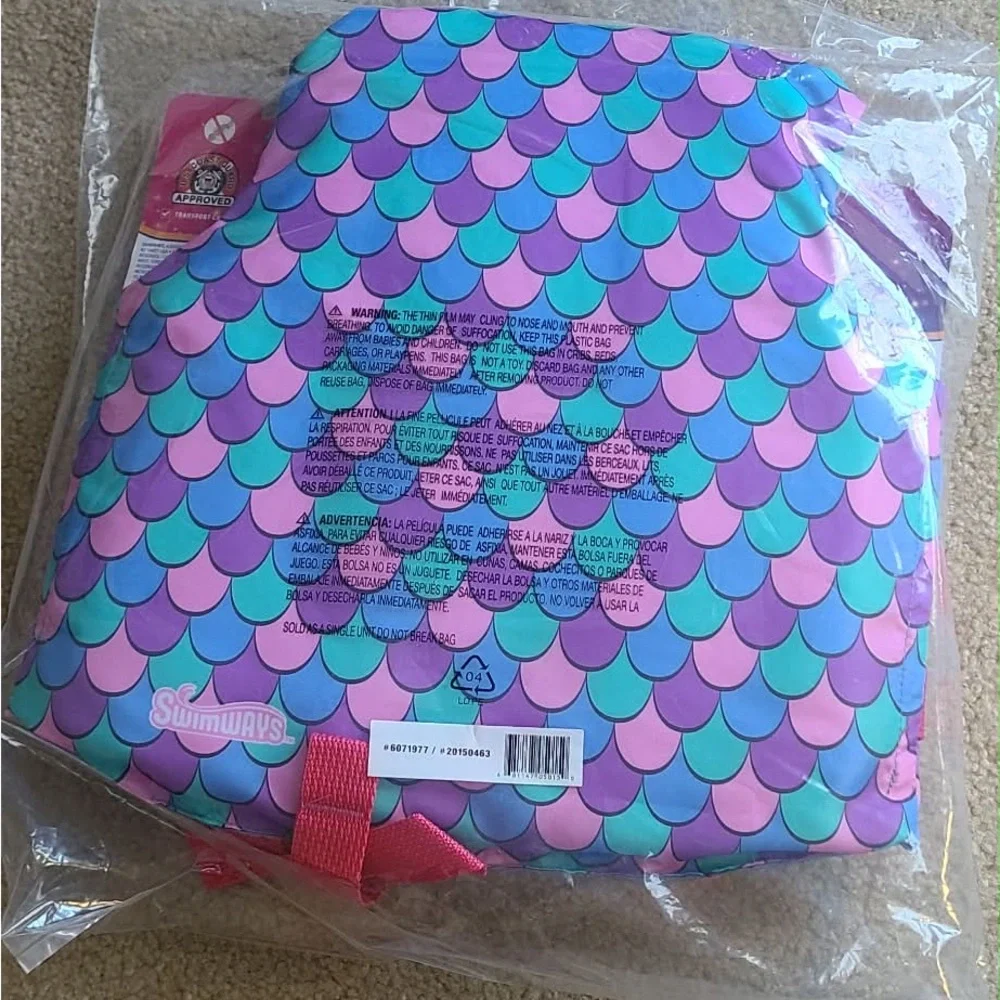 Ariel Themed Child's Life Jacket NWT
